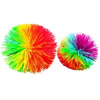 New Anti Stress 6cm/9cm Rainbow Fidget Sensory Koosh Ball Baby Funny Stretchy Ball Stress Relief Kids Autism Special Needs