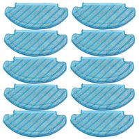 10Pcs Mop Cloths Cleaning Pads for Deebot Ozmo T8 T8 Max N8 / N8 Pro Vacuum Cleaner Accessories