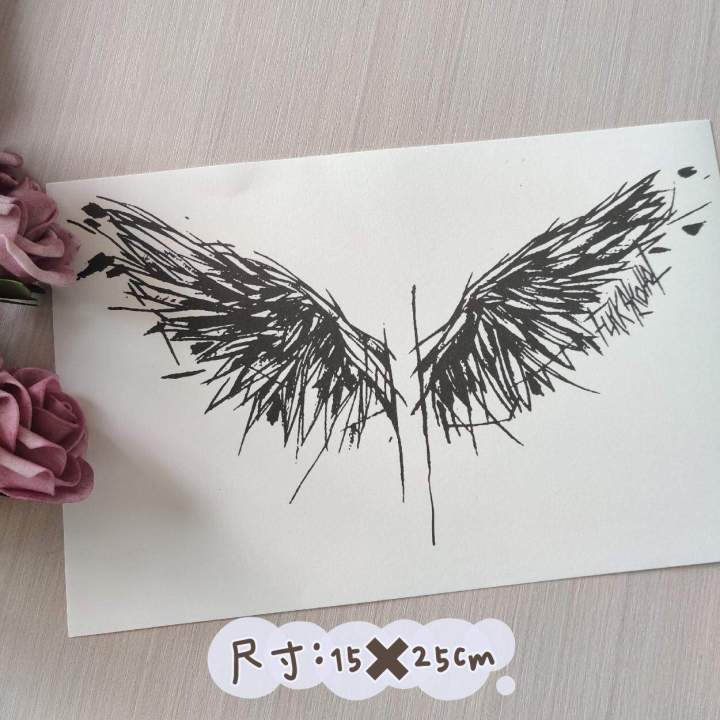 juice-herbal-can-not-be-washed-off-non-reflective-lasting-for-15-days-chest-big-picture-wings-men-and-women-waterproof-simulation-tattoo-stickers