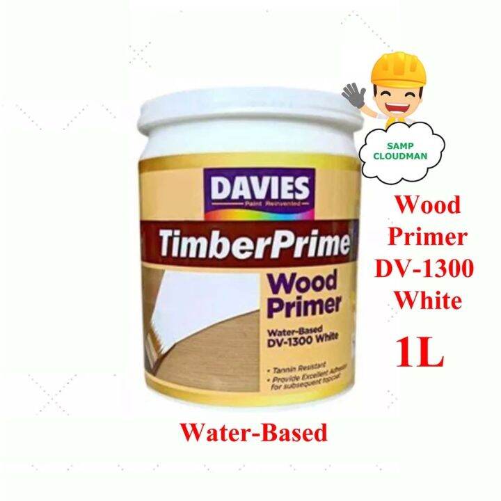 Davies TimberPrime Waterbased Wood Primer / Kahoy 1 Liter DV1300
