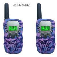 1 Pair Kids Walkie Talkie Childrens Radio LCD Display Two-way Radio Children Intercom Toy for Children Birthday Gift