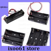 1 2 3 4 Slots ports AA Size Power Battery Storage Case Box Holder Leads black for diy repair tools