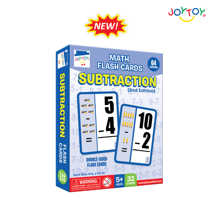 JOYTOY Math Flash Cards - Subtraction (2nd Edition) | Lazada PH