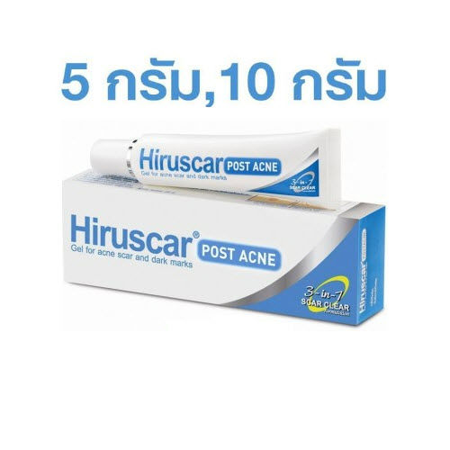 hiruscar-postacne-gel-5g-10g-ฮิรูสการ์-โพสแอคเน่-ลดรอยแผลเป็นจากสิว