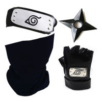 Akatsu Uchiha Kakashi Cosplay s Turban Anime Accessories Kunai Notebook Numerical Sign Props New