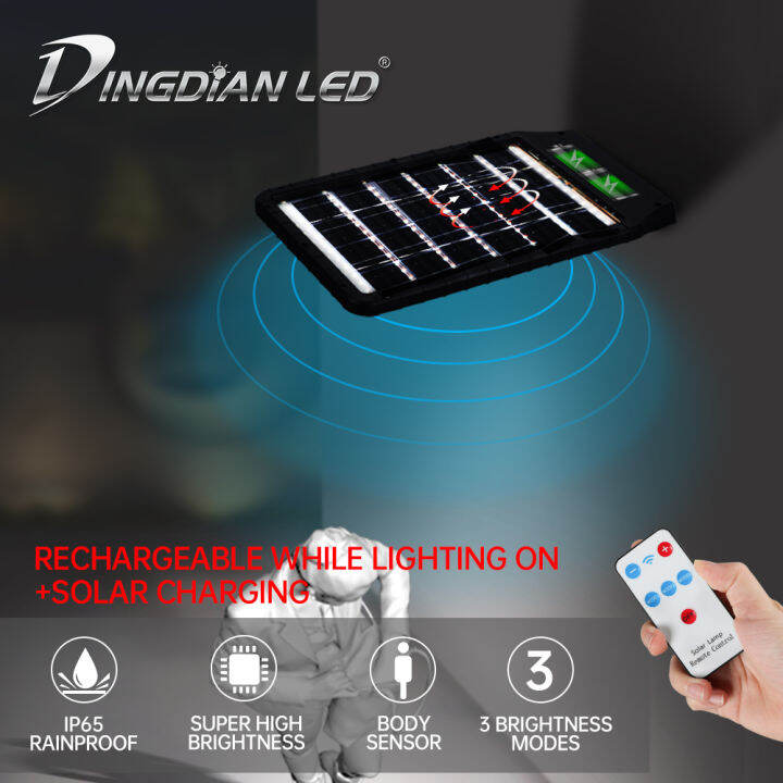 DingDian ไฟ LED พลังงานแสงอาทิตย์สำหรับกลางแจ้งพลังงานแสงอาทิตย์100W ...