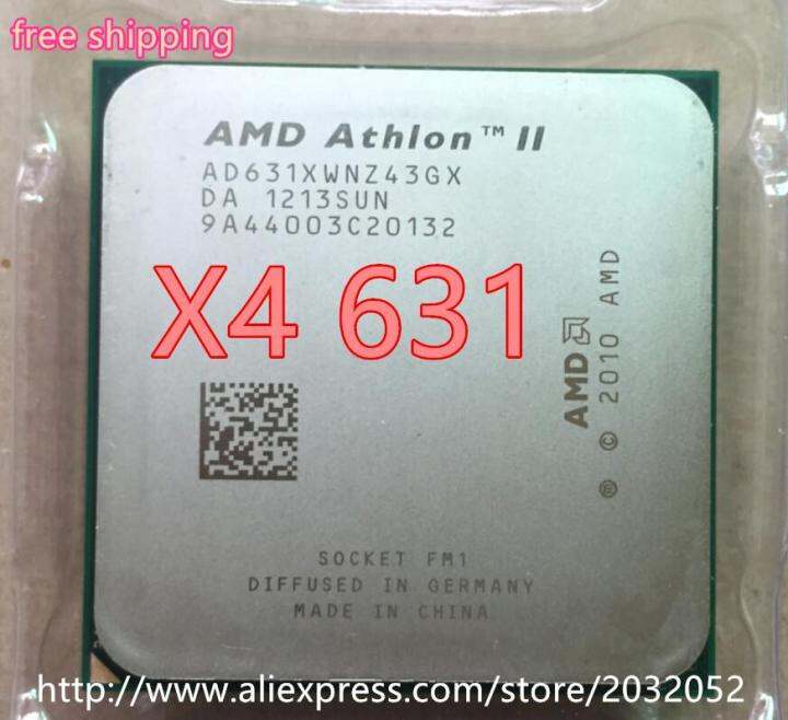 AMD II Athlon X4 631 quad-core กระจัดกระจายชิ้น CPU FM1 2.6g 4M CPU ...