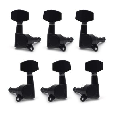 Big Square Sealed Guitar Tuning Pegs Keys Tuners Machine Heads for Electric Guitar Black/Gold/Chrome