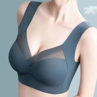 【hot】 Top Seamless Womens Bras Large Size Support Show Small No