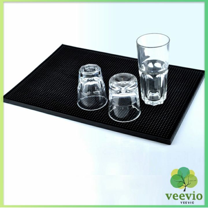 veevio-ที่รองจาน-แผ่นรองจาน-วัสดุ-pvc-กันลื่น-กันน้ำ-pvc-non-slip-coaster