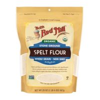 Organic Stone Ground Spelt Flour 567g แป้งสเปลท์ ออแกร์นิค Bobs Red Mill Whole Grain Non GMO แป้งสเปลท์ย่อยง่ายเพราะมีกลูเต็นน้อย