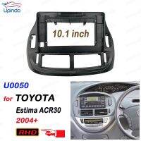 2 Din 10.1 Inch Car Radio Fascia Panel Frame for Toyota Estima ACR30 RHD 2004 Dashboard ABS PC Plastic Installation Trim Kit