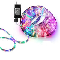 New Year Christmas Rope Light For Outdoor Led Garland Festoon Tube Rope String Light 10203040M EU Plug Operated