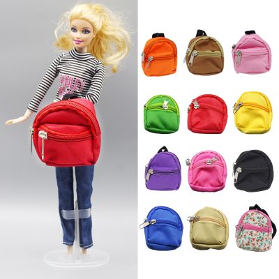 【CC】 Miniature 1/6 BJD Schoolbag Dollhouse Rucksack Dolls Accessories Kids Gifts
