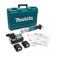 MAKITA บล๊อกหัวงอไร้สาย SQ3/8" 12 V2 แบต รุ่น TL065DWYE