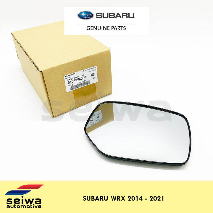 [2014 2021] Subaru wrx Side Mirror Lens RH (With Defogger) Genuine