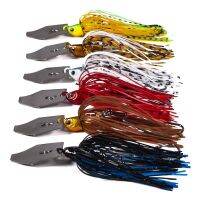 6 Pcs/lot  Artificial Fishing Lures 10cm11g Chatterbait Spinner Bait Blade Jig Dancer Buzzbait Wobbler Fishing Accessories Accessories