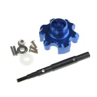 Metal Transmission Cush Drive Housing with Drive Input Shaft for Traxxas 1/5 X-Maxx 6S 8S 4X4 RC Car Upgrade Parts