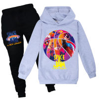 2021 New Kids Clothing SPACE JAM 2 Set Children Clothes T-shirt+pants Sets Cartoon Baby Girls Outfits Teenagers Boys Sports Suit