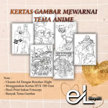 Kakashi Icon di 2023  Sketsa anime, Sketsa