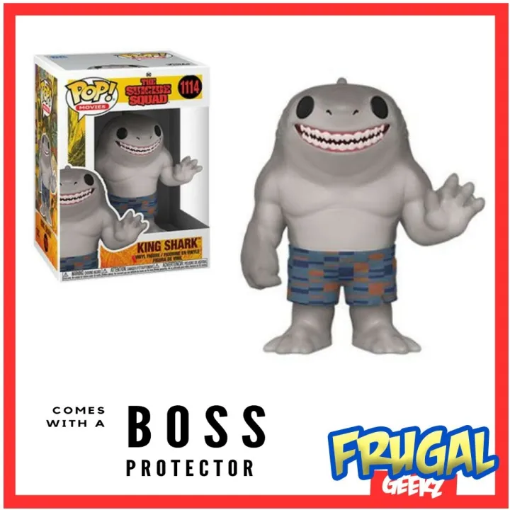 Funko Pop! Movies The Suicide Squad King Shark vinyl figure collectible