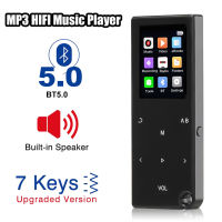 เครื่องเล่น MP3พร้อมบลูทูธ5.0ลำโพงสัมผัสที่สำคัญไฮไฟ Lossless สเตอริโอเครื่องเล่นเพลงมินิแบบพกพาวิทยุ FM บันทึกสำหรับ Walkman