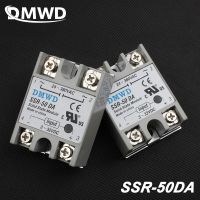 โซลิดสเตรีเลย์ Ssr-50da 50a 3-32V Dc ถึง24-380V Ac Ssr 50da รีเลย์ Solid Relay