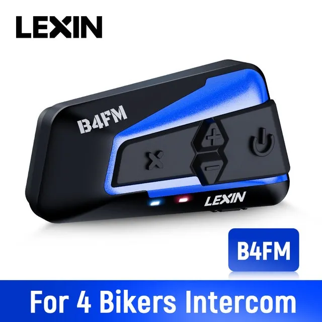Lexin B4FM 4 Bikers Bluetooth Motorcycle Helmet Headsets