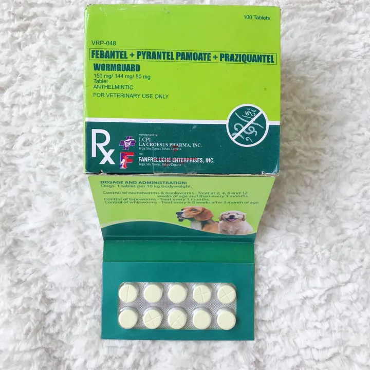 WORMGARD DEWORMING TABLET FOR DOGS X 10 TABLETS with Stickers Lazada PH