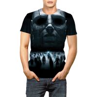 ฤดูร้อนผู้ชาย3D เสื้อยืด Oversize Prometheus พิมพ์แขนสั้นยุโรปและอเมริกาแนวโน้ม Street All-Match เสื้อผ้า