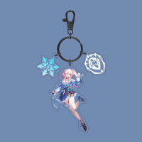 เกม Honkai Star Rail พวงกุญแจคอสเพลย์มีนาคม7th Himeko Bronia Hill อะนิเมะการ์ตูนอะคริลิค Key Chain จี้ Keyring แฟนของขวัญ