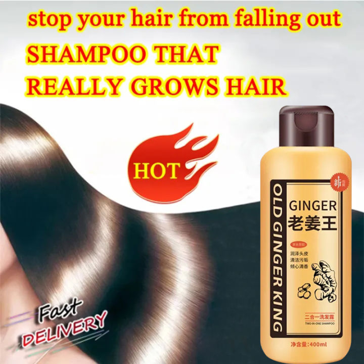 Ginger Hair Shampoo Effective Anti Hair Fall Shampoo Ginger For Dandruff Hair Growth For Men 6135