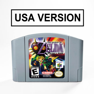 The Legend of Zeldaed - Majoras or Majoras ed Quest 64 Bit Game Cartridge USA Version NTSC Format For N64