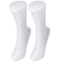 2pcs เท้าถุงเท้า Mannequin Foot Foot Fool Woman Sock Display Mannequin Feet Model