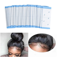 36pcsLot Lace Front Wig Tape Breathable Double Sided Hair Extension Adhesive Tape for Toupee Frontal Replacement Strong Hold