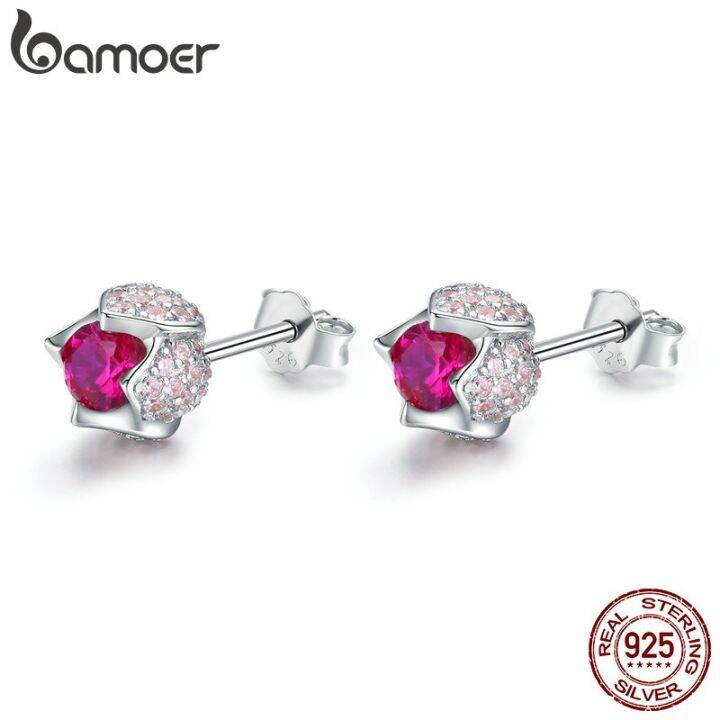 bamoer-สตรี-stud-earrings-ทิวลิปเงินแท้-925-องค์ประกอบของพืชต่างหูสเตอร์ลิงเครื่องประดับเงินth