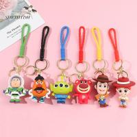 SDRYHTDH มิสเตอร์มันฝรั่งหัว พวงกุญแจเบสไลท์เยียร์ ไม้ดี้ สามตา Mr.potato HEAD keyring เครื่องประดับกระเป๋า Lotso จี้ตุ๊กตาสามตา ของขวัญวันเกิดของขวัญ