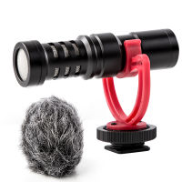 SH Video Microphone Universal Recording Microphone for Youtube Video DSLR Camera Android Smartphones Mac Tablet