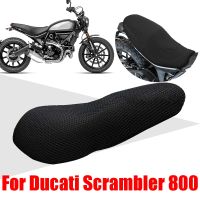 【LZ】 Motorcycle Accessories Protecting Cushion Seat Cover For Ducati Scrambler 800 Scrambler800 Nylon Fabric Saddle Seat Cover