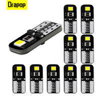 Drapop 12โวลต์รถยนต์ Led ไฟอ่านหนังสือความกว้างตัวบ่งชี้ W5W T10 C An BUS 6500พันภายในไฟเพดานป้ายทะเบียนแสงรถยนต์หลอดไฟ