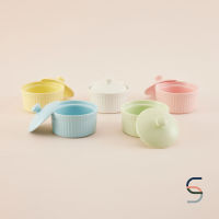 SARABARN Ceramic Small Baking Bowl with Lid | ถ้วยเซรามิกพร้อมฝา