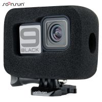 SOONSUN Windslayer for GoPro Hero 10 9 Black Windshield Sponge Windproof Foam Noise Reduction Case Cover Go Pro 9 10 Accessory