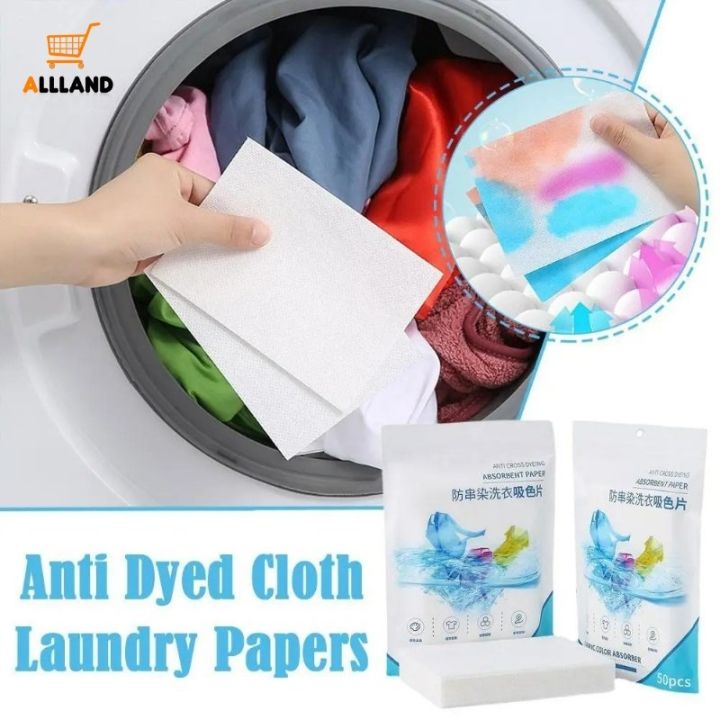 1box Sheets Color Catcher Sheets For Laundry, Anti-dyeing