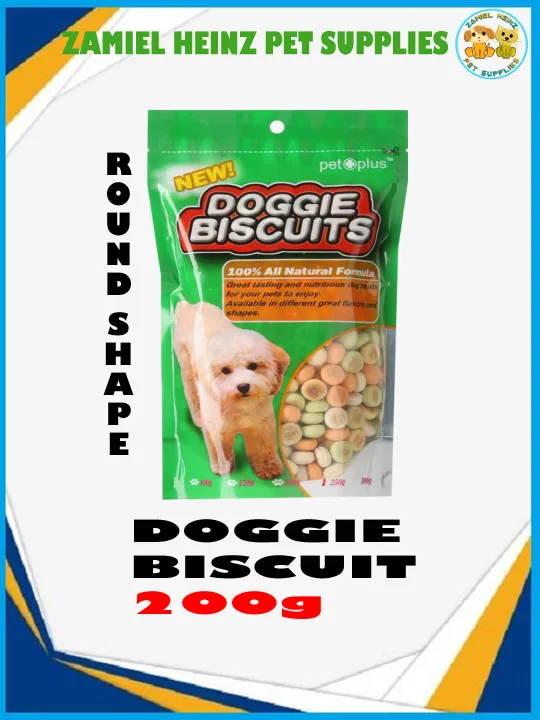 Pet Plus DOGGIE BISCUITS - Round Shape | 200g | Lazada PH