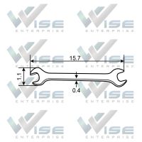 ประแจปากตาย CRV 10x11 MM