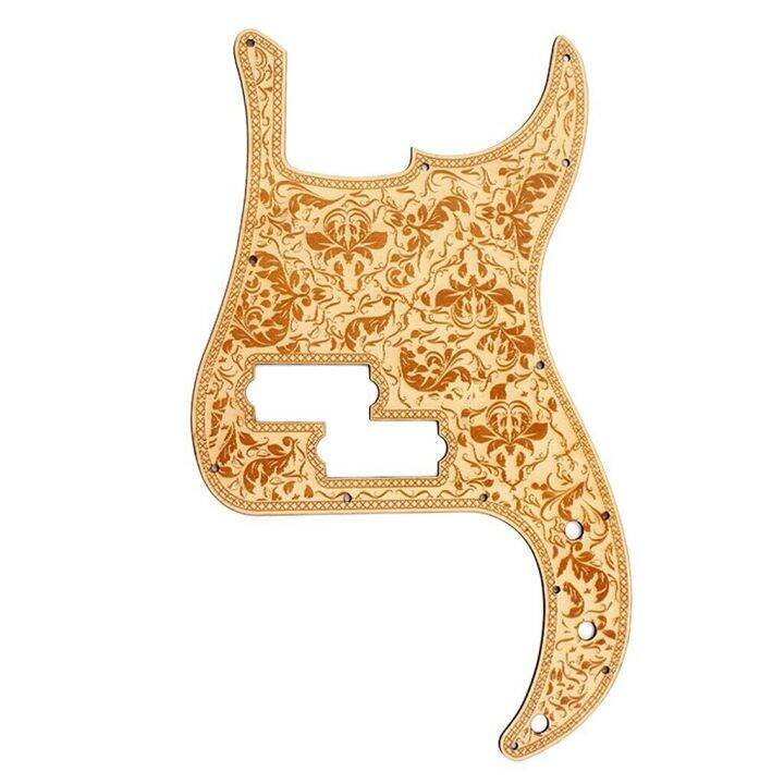 Maple Guitar Bass Pickguard Wood Color Pickguard Scratch Plate For Pb 4