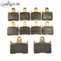 Motorcycle Front / Rear Brake Pads For Kawasaki GTR1400 Concours 14 ZG1400 ABS 2008-2018 Copper Fiber High Quality