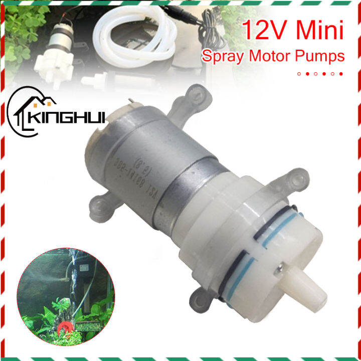 Diaphragm Pump Water/Air Pump Motor DC 12V For Mini Aquarium Pump Fish