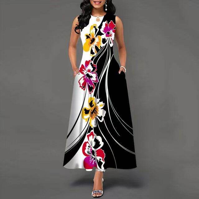 2023-new-floral-printed-dresses-for-women-summer-bohemia-vintage-sleeveless-long-dress-elegant-party-maxi-dresses-with-pockets