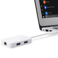 EDIMAX (EU-4308) USB เป็น Lan USB-C to 3-Port USB 3.0 Gigabit Ethernet Hub (Lifetime Forever)